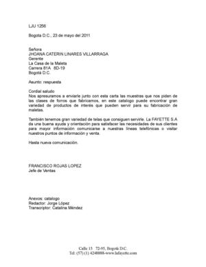 RESPUESTA DE SOLICITUD