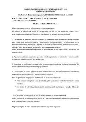 Temario Ciencias Naturales II