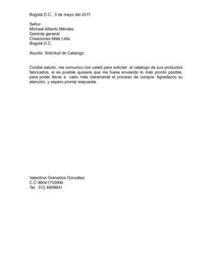 Calameo Solicitud Y Respuesta De Catalogo