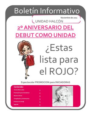 Boletín Unidad Halcón - Nov 2011
