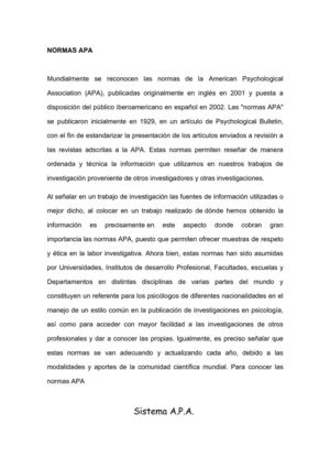 NORMAS APA
