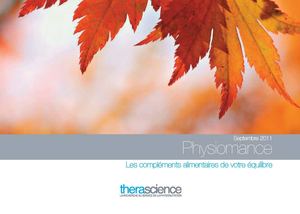 Therascience catalogue Physiomance 2011