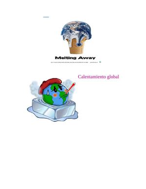 el mundo se calienta