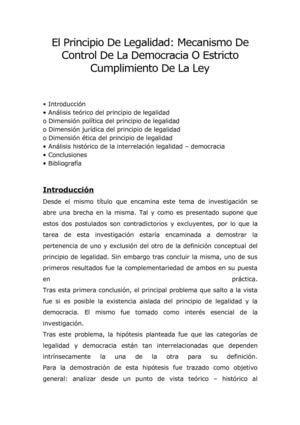 EL PRINCIPIO DE LEGALIDAD 