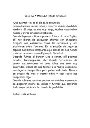 VISITA A MURCIA
