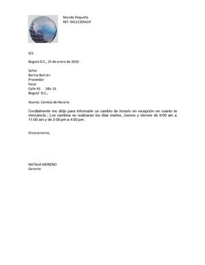 circular externa proveedores