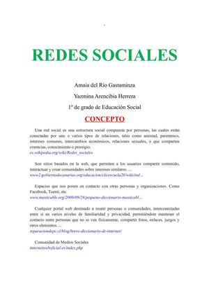 redes sociales