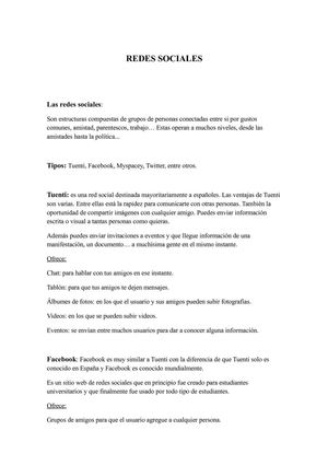 trabajo redes sociales