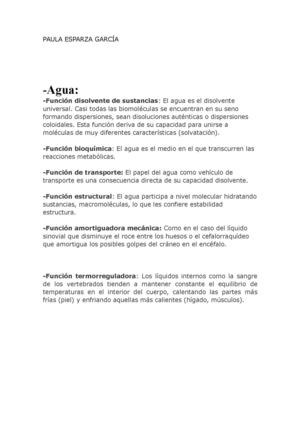 Funciones de las biomoléculas en los seres vivios