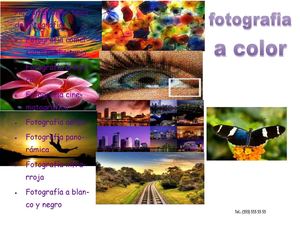 la fotografia a color