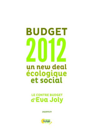 Eva Joly - Budget 2012