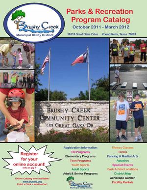 Brushy Creek October 2011 - March 2012 Program Catalog 2