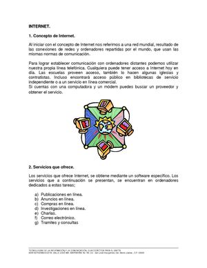 Navegadores, buscadores y correo electrónico