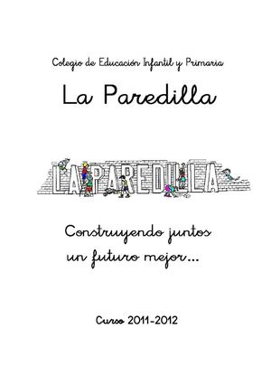 Boletín Informativo CEIP La Paredilla 11-12