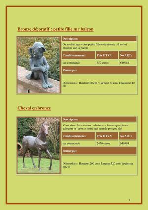 Bronzes DECO 4 pages