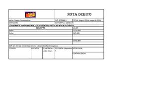 nota debi