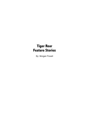 Tiger Roar Feature Stories 
