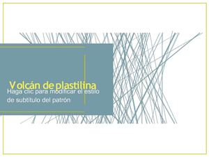 Volcan de Plastilina