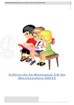 Libro de la semana 14 Noviembre de 2011