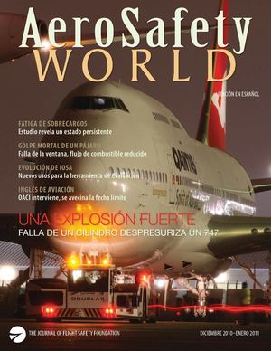 Revista sobre seguridad aérea