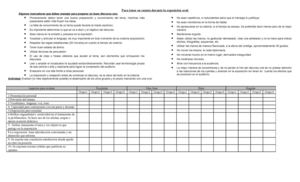 Para la exposición
