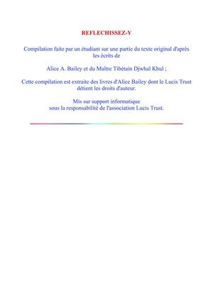 AA.Bailey - Reflechissez y