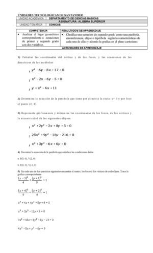 Ejercicios para entregar tercer corte