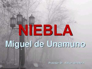 Niebla de Miguel de Unamuno
