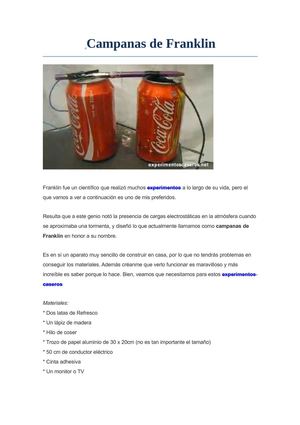 campanas de franklin