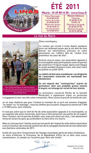 Linas Actualités - Eté 2011