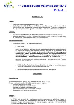 FCPE Conseil d-ecole_2011-11-03-NAD