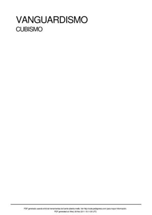 libro de Vanguardias