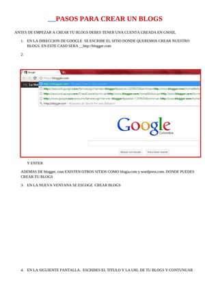 como crear un blogs