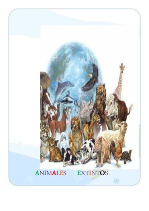 Animales extintos