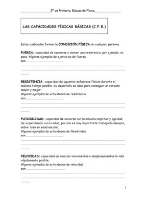 cuaderno de E.F. para 5º de E.P.