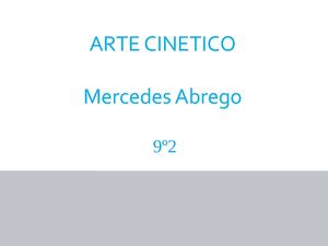 ARTE CINETICO 9-2