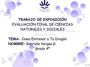 Exposición final Gabriela