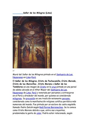 Señor de los Milagros