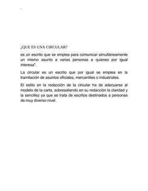 Circulares