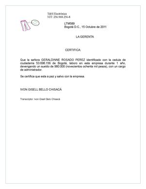 certificados y constancias