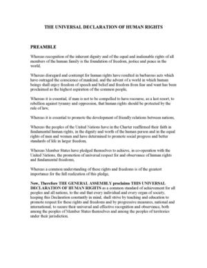 The Universal Declaration of Human Rights, 10 Dec. 1948