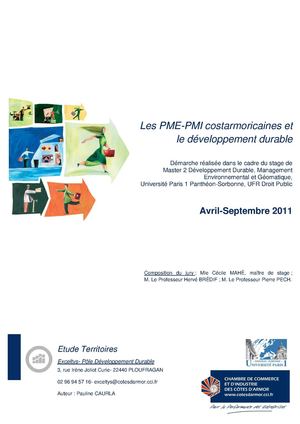 Les PME-PMI costarmoricaines et le développement durable 2011