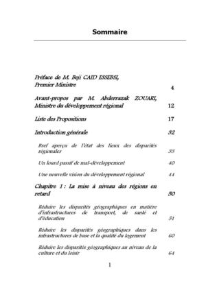 Tunisie : une nouvelle vision du développement régional 