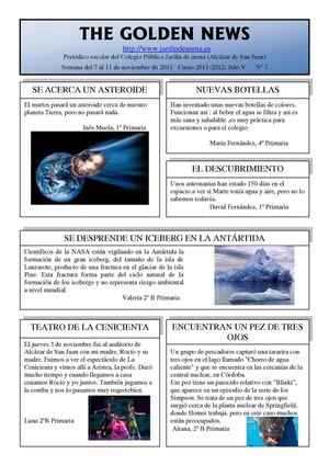 THE GOLDEN NEWS. Nº 07