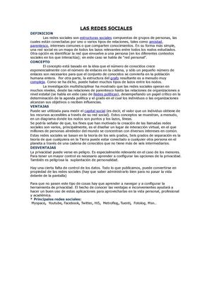 LAS REDES SOCIALES
