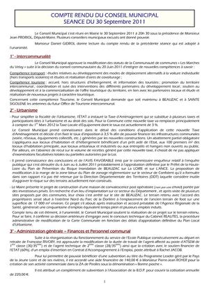 Séance du 30 septembre