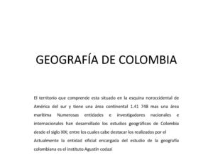 geografia de colombia