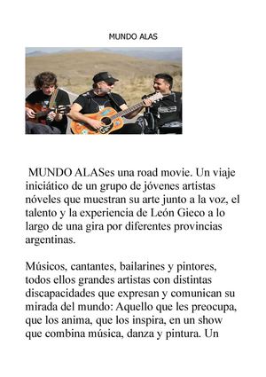 Historia de Mundo Alas