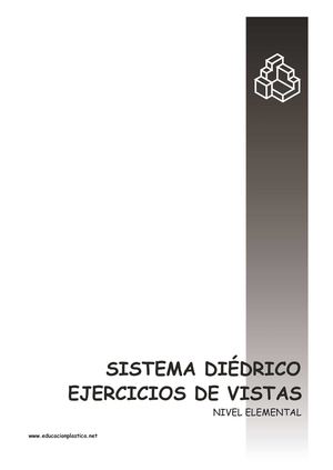 Ejercicios de vistas (planta, alzado y perfil) para repaso