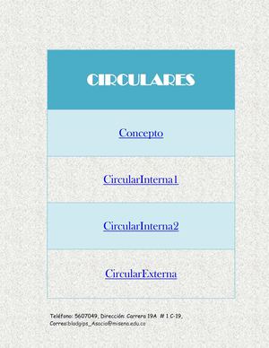 CIRCULARES